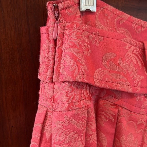 Tracy Reese Jacquard Print Pleated Skirt- Size 6 - Picture 5 of 6